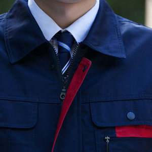 ملابس رجالية طويلة الأكمام لتصليح السيارات بشعار مخصص زي حماية للعمال للمصنع وورش العمل - Product Image 5