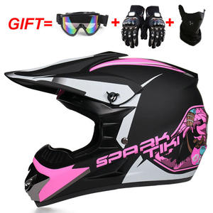 DOT ECE认可的全脸摩托车头盔下坡越野摩托车越野装备，带护目镜面罩手套-泡沫衬里 - Product Image 6