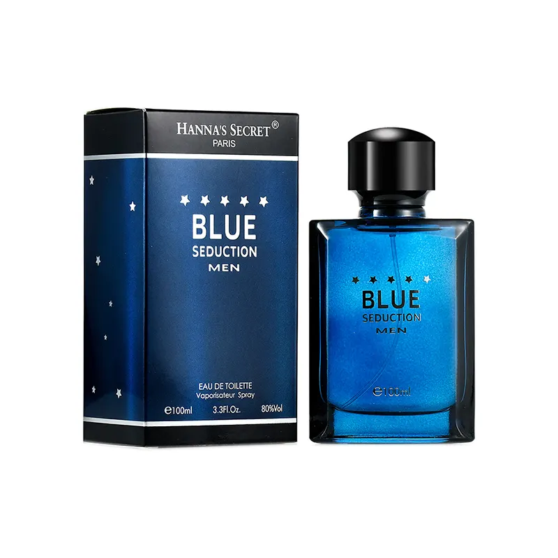 Profumo letterario blu di alta qualità profumo naturale duraturo di fragranza legnosa leggera per gli uomini