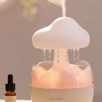Machine d'aromathérapie USB Cloud Rain Humidificateur d'air à brume froide ultrasonique YS Diffuseur d'huiles essentielles de fleurs