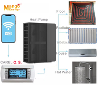 Bomba de Calor Monobloque de Alta Eficiencia ERP A+++ Aire-Agua con Inversor DC R32, Control WiFi, Refrigeración Solar Doméstica, Calefacción y Agua Caliente