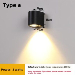 Lampada da <span class=keywords><strong>Parete</strong></span> <span class=keywords><strong>LED</strong></span> per Esterni in Alluminio, Faretto Montato per Balcone, Cortile Esterno, Corridoio, Scale, Luci Decorative da <span class=keywords><strong>Parete</strong></span> - Product Image 6