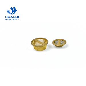 Capuchon filtrant en maille de laiton avec bride, filtre à coupelle personnalisé pour l'entrée de pompe, filtration eau, carburant, huile, OEM - Product Image 1