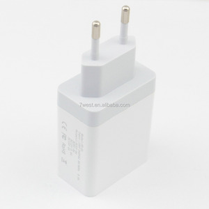 PD 30W Charge <span class=keywords><strong>Rapide</strong></span> QC 3.0 Adaptateur <span class=keywords><strong>secteur</strong></span> <span class=keywords><strong>USB</strong></span> Type C Ports <span class=keywords><strong>USB</strong></span> <span class=keywords><strong>Chargeur</strong></span> Mural <span class=keywords><strong>Chargeur</strong></span> de Téléphone <span class=keywords><strong>Rapide</strong></span> Avec prise UE - Product Image 1
