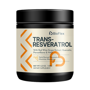 Suplemen NAD Nikotinamida 4000mg Bebas Gula Berkualitas Tinggi dan Suplemen Bubuk Trans Resveratrol yang Terhasil dari Herbal dengan Quercetin - Product Image 1