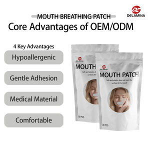 प्लास्टिक बार मुंह सील सांस लेने टेप सुधार नींद बहु-क्षेत्र देखभाल के लिए खर्राटे पैच - Product Image 1