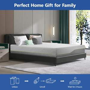 Массажный матрас высокой плотности в коробке двойной свернутый размер Queen Size Visco пены памяти мягкая кровать односпальный двойной матрас - Product Image 3