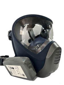 Máscara respiratoria facial completa con filtro P3 reutilizable, protección contra polvo y gases para uso químico, con certificación CE - Product Image 1