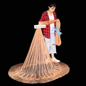 El pie pinel monofilamento estilo japonés Cadena de plomo tirar red de pesca - Product Image 3