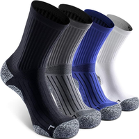 Chaussettes de sport rembourrées à compression pour jeunes femmes hommes chaussettes de course à compression pour adultes