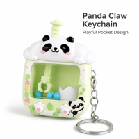 Porte-clés et breloque de sac à dos amusante en forme de mini chiot de dessin animé, accessoire ludique