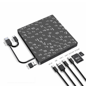 OEM 7 en 1 HUB USB 3.0 Type C <span class=keywords><strong>Lecteur</strong></span> <span class=keywords><strong>CD</strong></span> DVD externe Silm <span class=keywords><strong>CD</strong></span> DVD +/-RW Graveur de <span class=keywords><strong>lecteur</strong></span> ROM avec ports USB à fente SD TF - Product Image 1