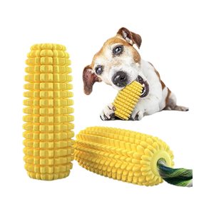 Jouet à mâcher pour chien en TPR durable et sûr, forme de balle classique, corde en coton, jouet interactif pour soulager l'ennui et l'entraînement des chiens agressifs - Product Image 3