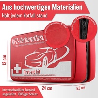 Kit de traumatologie CE ISO DIN 13164 en gros sac médical avec trousse de premiers soins de voiture standard européenne pour le voyage