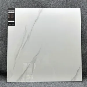 24x 24英寸600x 600mm 600x600白色大理石墙面地板砖，用于别墅大理石马赛克瓷砖