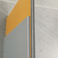 Panneau composite en aluminium Alucobond de 4 mm, revêtement PE, PVDF, pour revêtement mural extérieur, décoration de façade
