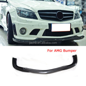 Lame de pare-choc avant en Fiber de carbone, accessoire pour voiture, Mercedes Benz classe <span class=keywords><strong>C</strong></span> W204 C63 AMG <span class=keywords><strong>Sport</strong></span>, 2008 — 2011, tuning - Product Image 5