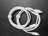 Câble de charge rapide PD 20W tressé en nylon blanc de 1 m, Type-C vers Type-C, conducteur en cuivre pur pour iOS et batterie externe – Meilleure vente