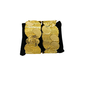 Brazalete de Lujo Chapado en Oro, Cobre y Latón con Brillo de Alta Calidad, Durabilidad Prolongada y Aspecto Elegante para Bodas y Celebraciones - Product Image 5