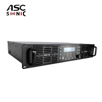 Amplificateur numérique DSP classe D 4 canaux 4x4000W DSP20KQ ASCSONIC avec égaliseur et crossover, garantie 2 ans, multi-tension métallique