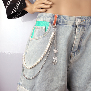 Women's Waist <b>Chain</b> Set Heart Butterfly Pendant Zinc Alloy Party Fashion Jewelry Multi Layered Belt <b>Chain</b> Accessory - Product Image 2