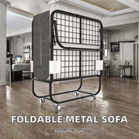 Hochwertiges, modernes, multifunktionales Klappsofa mit Metallrahmen für den Hotelgebrauch