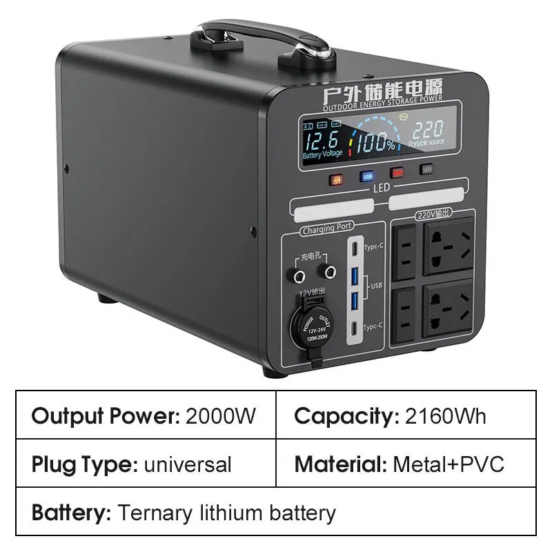 2000W-2160Wh   2000วัตต์-2160วัตต์ชั่วโมง