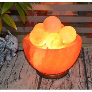 Lampe de <span class=keywords><strong>sel</strong></span> de bol de feu de vente chaude d'usine avec des pierres de <span class=keywords><strong>sel</strong></span> pour la décoration intérieure - Product Image 3
