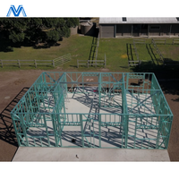 Villa de luxe structure en acier galvanisé triangulaire à cadre en A maison cadre moderne préfabriqué modulaire bureau conteneur maison