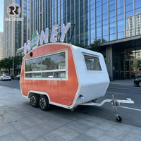 Camion de cuisine mobile certifié CE pour poulet frit, camion de smoothies flexible, chariot de tacos pour l'extérieur