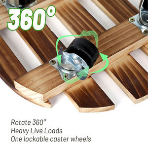 <strong>Plant</strong> Caddies With <strong>Wheels</strong> Durable Sturdy,<strong>Plant</strong> Caddy With Smooth Sliding <strong>Wheels</strong> Heavy Duty Rolling <strong>Plant</strong> <strong>Stand</strong> - Product Image 4