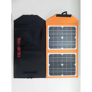 Chargeur solaire 10W pliable USB, panneau solaire portable pour l'extérieur, pour la charge de téléphone - Product Image 1