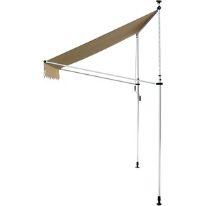 กันสาดกันแดดแขนพับเก็บได้พร้อมด้วยข้อเหวี่ยงอะลูมิเนียมและโครงเหล็กโพลีเอสเตอร์แล่นเรือกลางแจ้งลานตั้งแคมป์ฉายสูงสุด5เมตร - Product Image 2