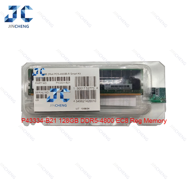 P43334-B21 128GB Quad Rank X4 DDR5-4800 CAS-46-39-39 EC8 Registered 3DS Smart Memory Kit for G11
