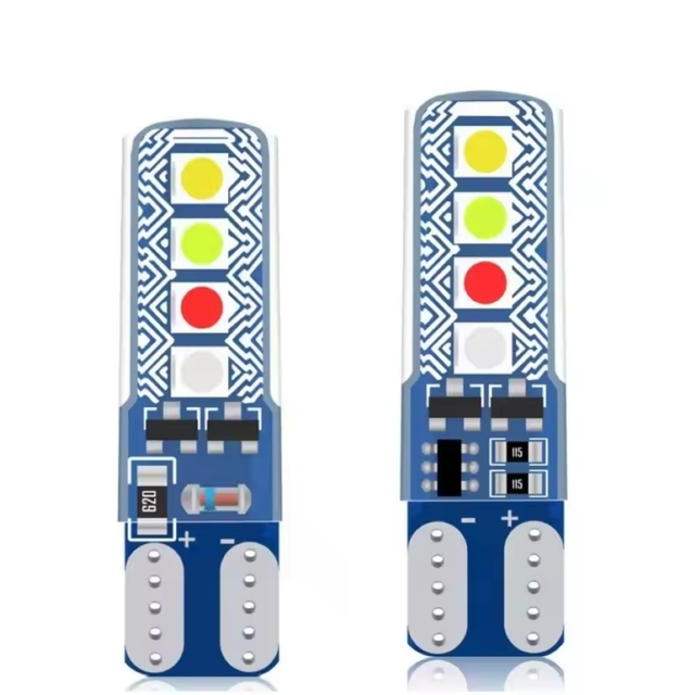 T10 3030 8SMD Strobe LED Bulb W5W 194 168 LED Bulb Side Marker Dome Reading Light Flash Car Led Lights