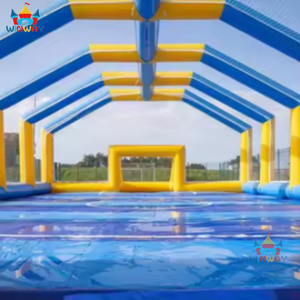 Terrain de football gonflable en savon, durable et certifié, grande expérience de tente de sport en plein air - Product Image 3