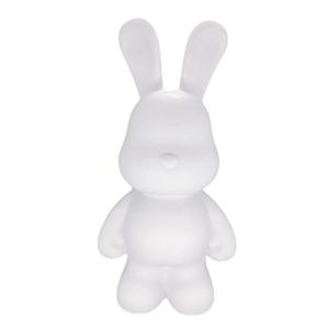 人気の アート クラフト DIY フルイド ラビット トイ プラスチック製 無地 アニマル ドール ペインティング フィギュア フルイド ベア 学校の贈り物に - Product Image 2