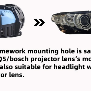 Sanvi Nouveau projecteur bi-LED S9pro 3 pouces 62W 6000K à luminosité super élevée pour phares de voiture - Product Image 5