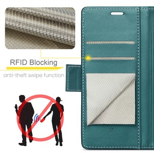 Populaire RFID Blocage Portefeuille En Cuir Béquille Flip Fold Cas pour <span class=keywords><strong>iPhone</strong></span> Air 17 16 Pro Max 15 Plus Livre Couverture Mobile Téléphone Sac - Product Image 5