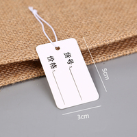 Luxe logo personnalisé recycler swing papier kraft bijoux prix étiquette volante étiquette volante autocollant d'étiquette pour bijoux
