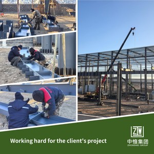 आसानी से इकट्ठे एस्‍म प्रमाणित हल्के स्टील संरचना जलरोधी उपरफैब औद्योगिक गोदाम कार्यालय भवन मॉल को प्रमाणित किया गया - Product Image 5