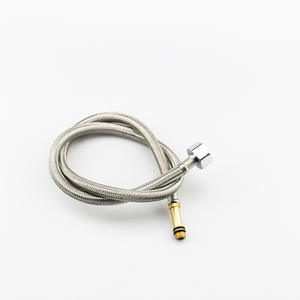 LIRLEE <span class=keywords><strong>Tuyau</strong></span> d'<span class=keywords><strong>arrosage</strong></span> d'eau chaude pour salle de bain en acier inoxydable tressé en or avec <span class=keywords><strong>robinet</strong></span> de <span class=keywords><strong>cuisine</strong></span> - Product Image 5