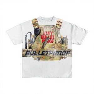T-shirt personnalisé pour homme, vintage, surdimensionné, manches raglan, imprimé en sérigraphie, 220g, mélange 100% coton/polyester, col rond, couleur unie - Product Image 1
