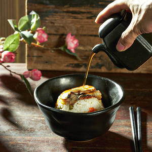 Set di Stoviglie di Lusso in Ceramica Nera Europea, Servizio da Tavola Moderno per Cucina - Product Image 3