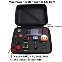 Testeur de puissance X-7SEVEN pour pièces automobiles, boîte de test de puissance, boîte d'affichage pour ampoules de phares LED, testeur de douilles LED 12V 110V 220V