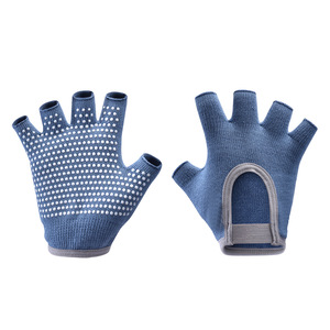 Gants antidérapants professionnels de sport et de yoga, sans doigts, respirants, à cinq doigts, pour le yoga aérien, transfrontalier - Product Image 3