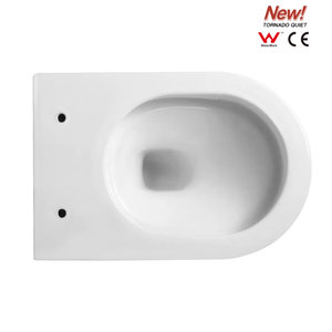 Juego de inodoro de cerámica de alta calidad moderno, suspendido en la pared, oculto, <span class=keywords><strong>flotante</strong></span>, de doble descarga, sin tanque, Inodoro para baños de villas - Product Image 3