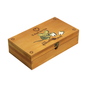 Boîte à dents en bois pour enfants, collection personnalisée, souris, fée, souris, boîte à souvenirs, boîte à <span class=keywords><strong>lait</strong></span> - Product Image 2