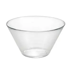 Kitchen ware clear glass salad bowl wide mouth bowl tableware