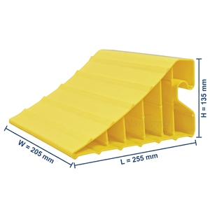 Cales de roue robustes en plastique pour véhicules lourds, cale de freinage pour voiture, remorque, camion, double grande taille, avec corde, direct usine - Product Image 6